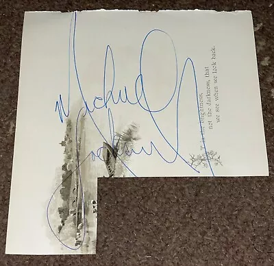Michael Jackson Signed Vintage Autograph Roger Epperson Authentic  • £400