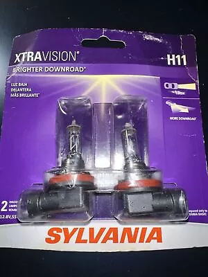 Sylvania XTRAVISION H11 High Performance - 2 Halogen Lamps 12.8V 55W • $7