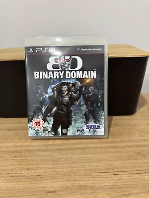 PS3 Playstation 3 - Binary Domain - With Manual - Great Condition - FREE POST • $25