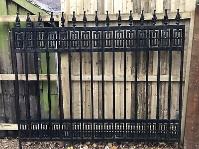 £433.52 • Buy Cast Iron Railing Section Railings Cast / Steel Railing Fence Railing Gate Piec