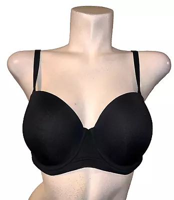 WACOAL Size 38D 854119 Black Full Busted Red Carpet Convertible Strapless Bra • $35.09