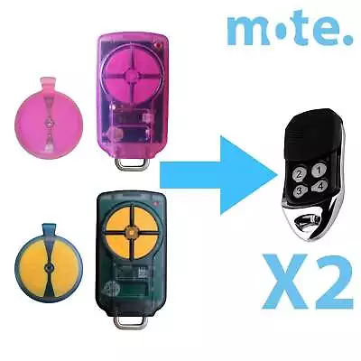 2 X ATA PTX-5v1 Compatible Garage/Gate Door Remote GDO 6v3/7v2/7v3/8v3/9v2/9v3 • $16.79