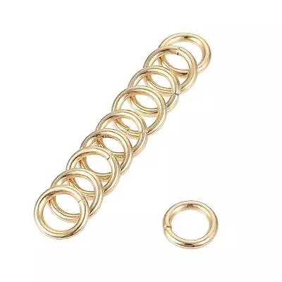 5mm Metal O Rings Non-Welded For Straps Bags Belts DIY Gold Tone 30pcs • $7.31