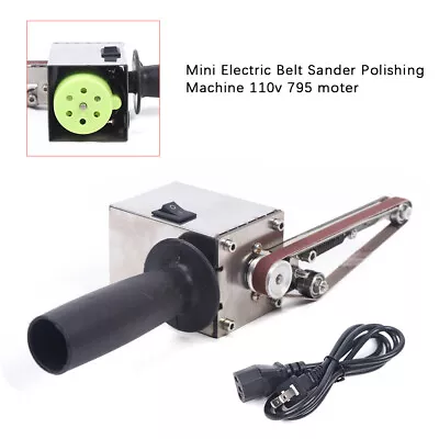 Electric Mini Belt Sander Mini Grinder Small Machine Hand-held With Sanding • $32