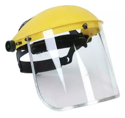 Full Face Shield Clear Visor Safety Mask Eye Protection Work Guard Flip Up • £9.99