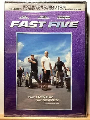 Fast Five (DVD 2011 Rated/Unrated) Vin Diesel - Dwayne Johnson • $5.50