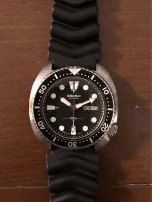 Seiko 6309-7040 Vintage Divers 150M Black Slv Automatic Mens Watch Authentic • $1470.31