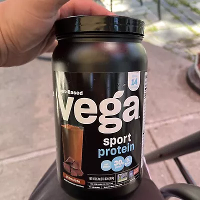 Vega Sport Protein Chocolate 21.7 Oz. 30g Protein 14 Servings • $33