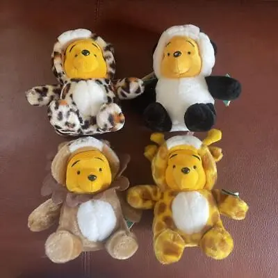 $97.65 • Buy Disney Pooh Plush Toy Lot Of 4 Animal Kigurumi Giraffe Panda Lion Tiger Rare