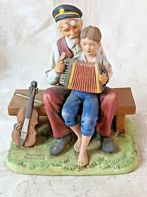 Norman Rockwell Vintage Ceramic 1980 The Music Lesson • $16.79