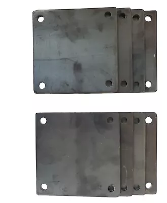 Hot Rolled Steel Base Plate - 4 Holes 6  X 6  - 5/32  TH - 10 In Pack • $59.99