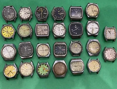 Lot Of 26 Seiko Automatic Vintage Watches • $260