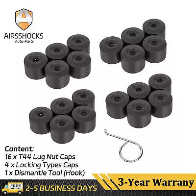 20X Set For VW Volkswagen Wheel Lug Nut Bolt Cover Black Caps 1K06011739B9  • $2.89