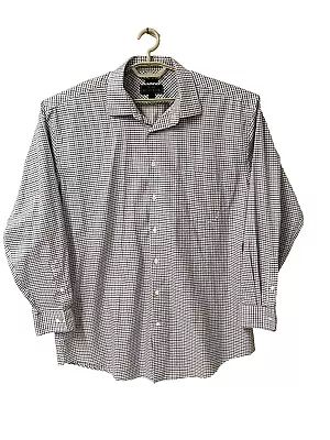 NEW - Jos A Bank Reserve No Wrinkles Dress Shirt Mens 17.5-36 53x32 Pokt LS Cotn • $15.17