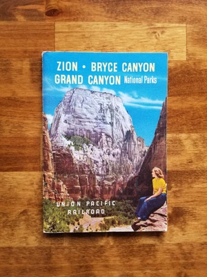 $2.50 • Buy Union Pacific Railroad Booklet -  Zion, Bryce & Grand Canyon National Parks