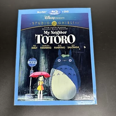 My Neighbor Totoro (Blu-ray 1988) With Slipcover Disney Studio Ghibli - TESTED! • $11.99