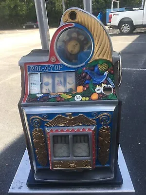 $6995 • Buy Antique Watling Rol-A-Top Bird Of Paradise 5 Cent Slot Machine Rare Machine
