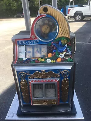 Antique Watling Rol-A-Top Bird Of Paradise 5 Cent Slot Machine Rare Machine • $6995