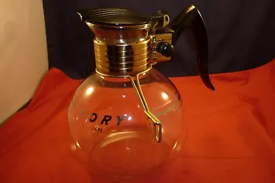 Vintage Cory Glass Coffee Pot Carafe Server Mcm Retro • $19.99