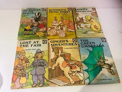 6 X Vintage Ladybird Series 401 Books Bunnykins No Duplicates Ae58 • £16.99