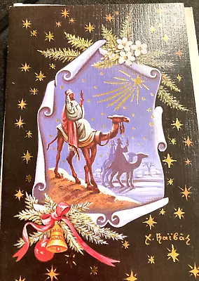 Greeting Card - Christmas - We Three Kings - Foot & Mouth Artists • $2.50
