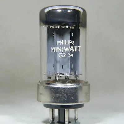 Philips Miniwatt GZ34/5AR4 Metal Base DD-Getter Rectifier Holland • $750