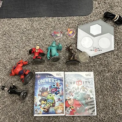 Disney Infinity Starter Pack For Nintendo Wii Jack Sully Mr Incredible Extras • $20
