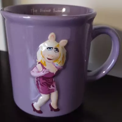 Henson Miss Piggy The Divine Swine Embossed Purple Coffee Mug • $9.99