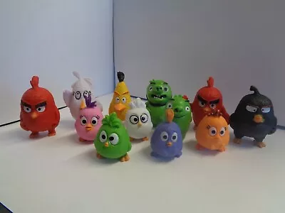 £14.99 • Buy Angry Bird 12 Pcs Solid Pvc Figure/cake Topper Set - New - Uk Seller