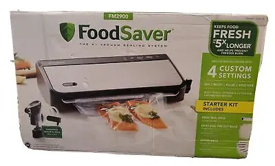 $75.99 • Buy FoodSaver Vacuum Sealing System (FM900) W/ Starter Kit - New - Free Shipping!
