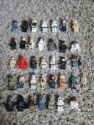 £46.90 • Buy Lego Star Wars Minifigures Lot Of 36 Jango Fett, Mandalorian, Sith And More