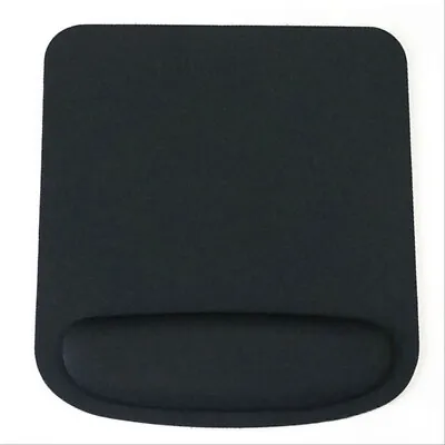 £4.99 • Buy Square Black Mouse Mat With Wrist Rest Support
