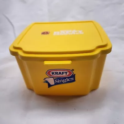 Vintage Kraft Singles Cheese Happy Sandwich Plastic Storage Container • $9.99