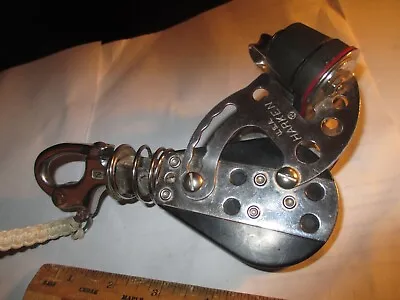 Harken Swivel Block Camcleat Nicro Marine Snap Shackle Cam Cleat USA Used • $55