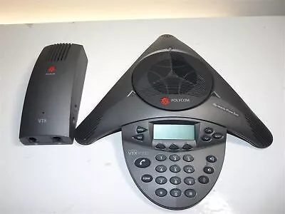 Polycom SoundStation VTX1000 2201-07142-601 Expandable Phone W/Power Supply • $36.37