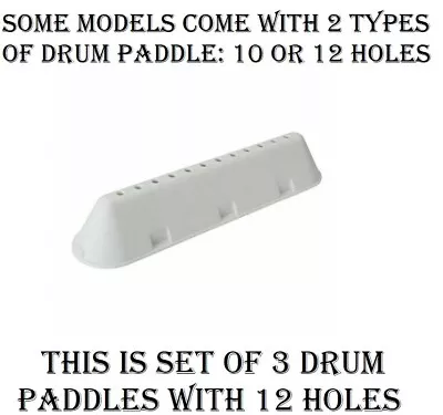Hotpoint HE7L492 HE7L692 HE8L493G HE8L493 HE9L493 HF6D551 (3 Drum Paddles)   • £7.29