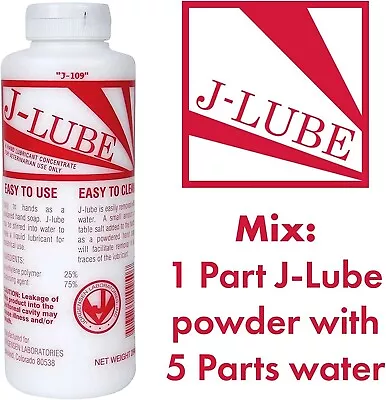 J-Lube REAL JLube Powder Lubricant - AUTHENTIC - WHITE CAP • $27.98