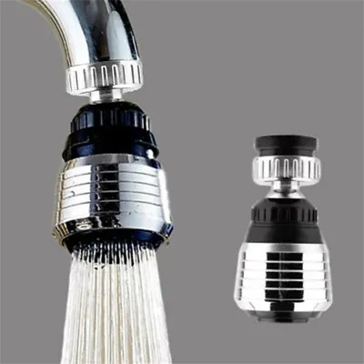 360° Flexible Swivel Hose Water Tap Sink Faucet Filter Extension Nozzle Sprayer • £3.47