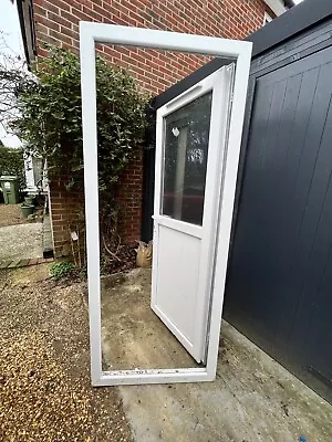 White Upvc Door • £60