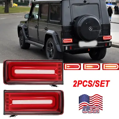 W464 Style LED Tail Lights Signal For 99-18 Mercedes Benz W463 G-Wagon G63 G550 • $109.01