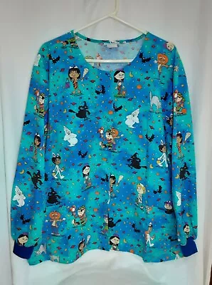 SB Medical Scrub Jacket Halloween Women's Size 3XL - D4 • $16