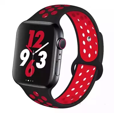$8.99 • Buy Silicone Band For Apple Watch IWatch 6 3 5 4 SE Sports Strap 38/40/42/44/41/45mm