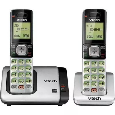 VTech 2 Handset Cordless Phone Model CS6719-2 For Home Or Office • $21.99