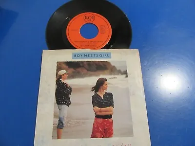 80's 45 RPM Records BOY MEETS GIRL / Waiting For A Star To Fall / Picture Sleeve • $8