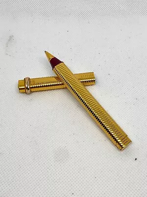 Vintage Les Must De Cartier Vendome Trinity Gold Plate Ballpoint Pen Rare Works • $240.99