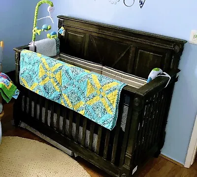 Restoration Hardware Baby Crib Skirt • $25