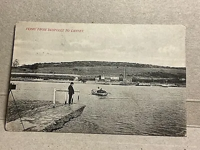 Essex BENFLEET TO CANVEY ISLAND FERRY 1900s  POSTCARD  9/2 • £6