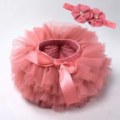 £8.32 • Buy UK Baby Girls First 1st Birthday Party Outfit Tutu Skirt Costume Dress Headband