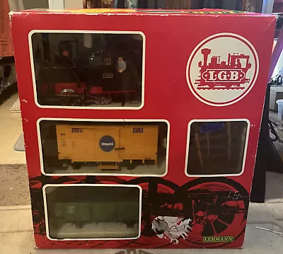Lehmann LGB G Scale Santa Fe Freight Train Steam Engine Train Set 72423 MINT • $158