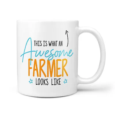 Awesome Farmer Gift Mug - Thank You Presents For Farmers Farming Gifts Thanks • £9.95